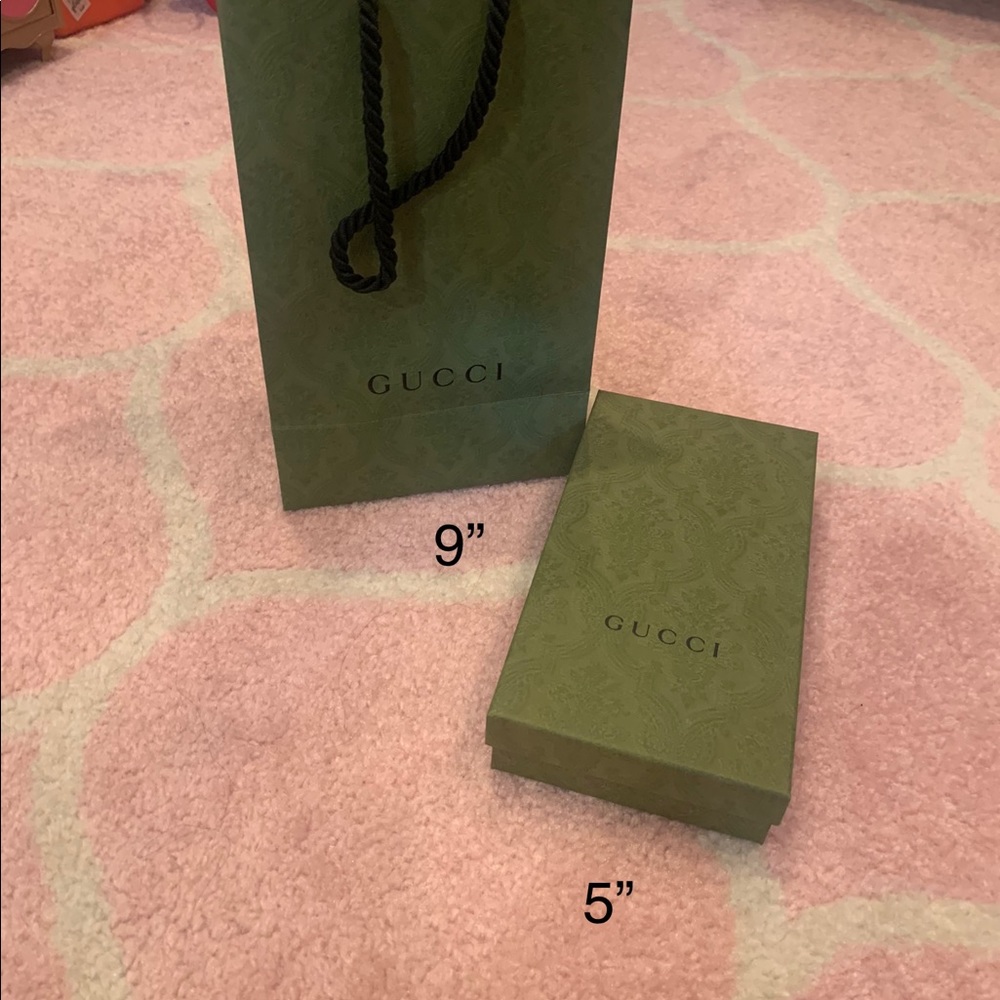 Gucci Wallet Box and Bag